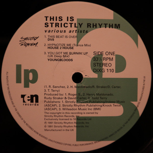 Various : This Is Strictly Rhythm (2xLP, Comp, Gat)