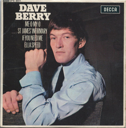 Dave Berry : Me-O-My-O (7", EP, Mono)
