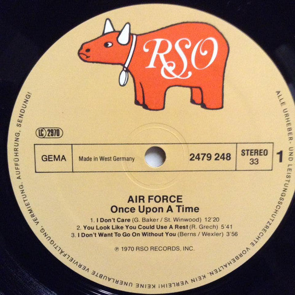 Ginger Baker's Airforce* : Once Upon A Time (2xLP, Comp)