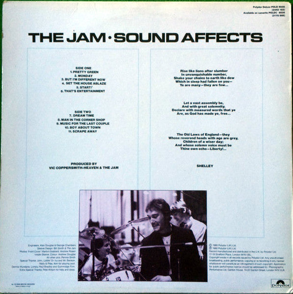 The Jam : Sound Affects (LP, Album, Met)