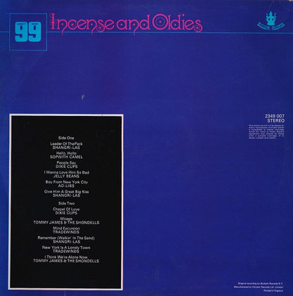 Various : Incense And Oldies (LP, Comp)