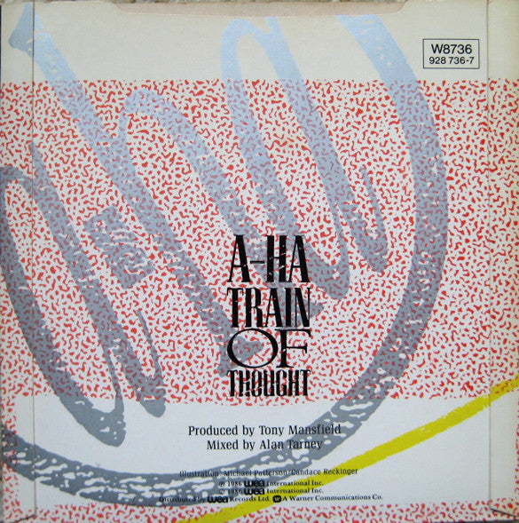 a-ha : Train Of Thought (Remix) (7", Single, Pap)