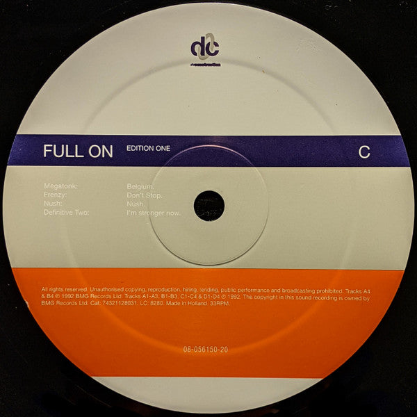 Various : Full On - Edition One (2xLP, Comp)