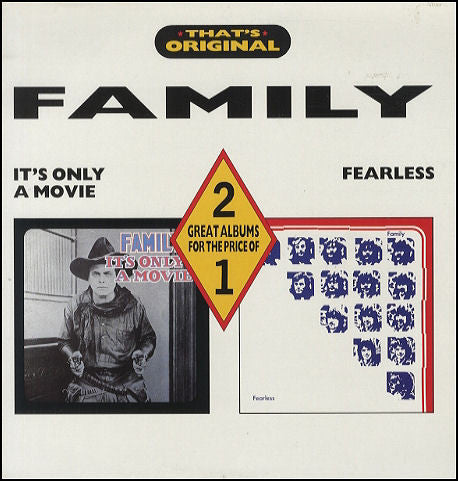 Family (6) : It's Only A Movie / Fearless (LP, Album, Comp + LP, Album)