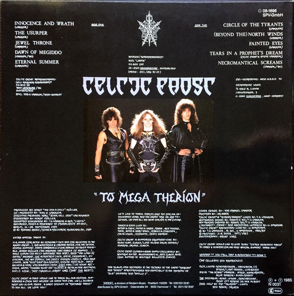 Celtic Frost : To Mega Therion (LP, Album)