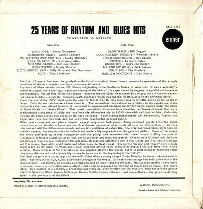 Various : 25 Years Of Rhythm & Blues Hits (LP, Comp)