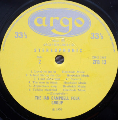 The Ian Campbell Folk Group : The Sun Is Burning (LP, Album)