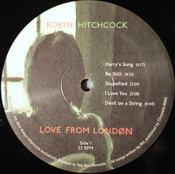 Robyn Hitchcock : Love From London (LP, Album, Gat + CD, Album)