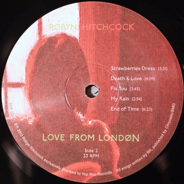 Robyn Hitchcock : Love From London (LP, Album, Gat + CD, Album)