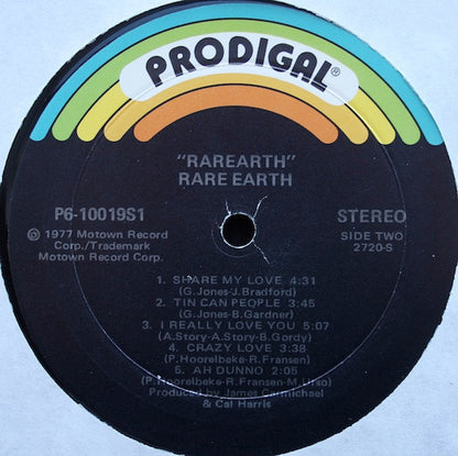 Rare Earth : Rarearth (LP, Album)
