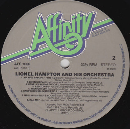 Lionel Hampton And His Orchestra : Leapin' With Lionel (LP, Comp)