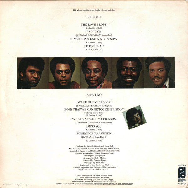 Harold Melvin & The Blue Notes* : Greatest Hits - Collectors' Item (LP, Comp)