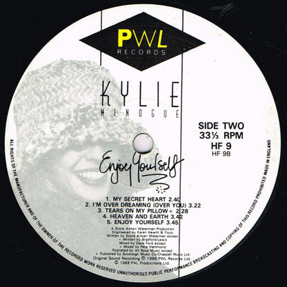 Kylie Minogue : Enjoy Yourself (LP, Album)