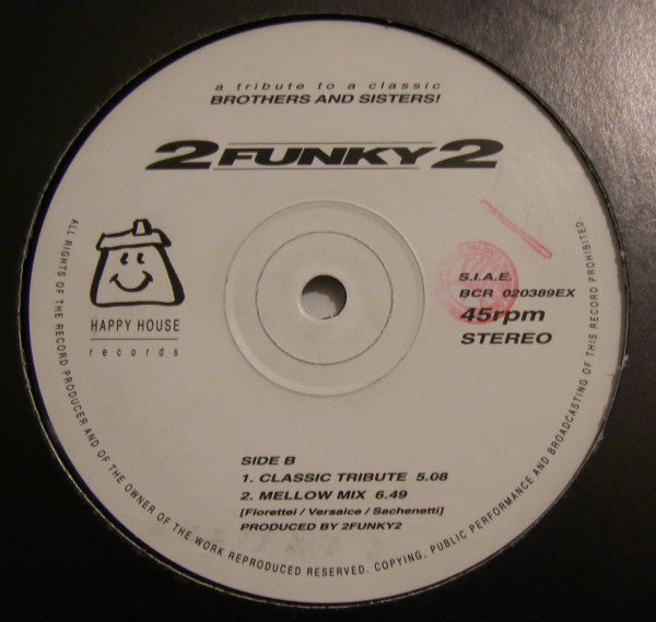 2 Funky 2 : Brothers & Sisters (12")