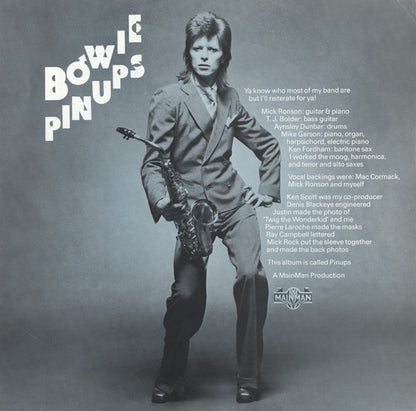 Bowie* : Pinups (LP, Album)