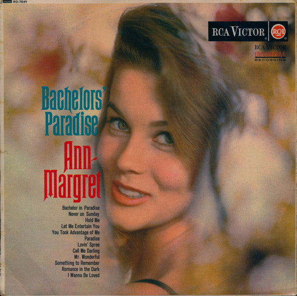 Ann-Margret* : Bachelors' Paradise (LP, Album, Mono)