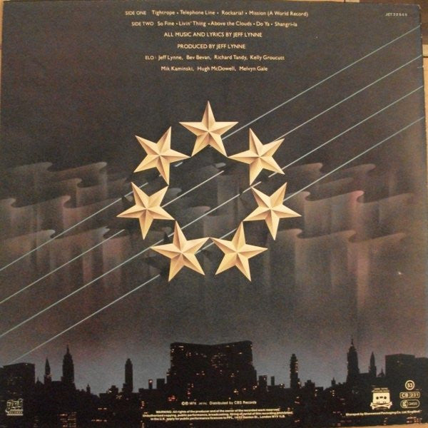 Electric Light Orchestra : A New World Record (LP, Album, RE)