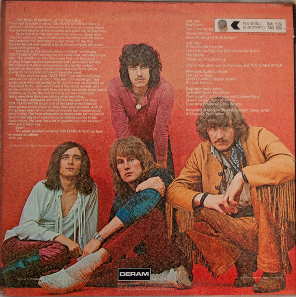 Ten Years After : Ssssh. (LP, Album)