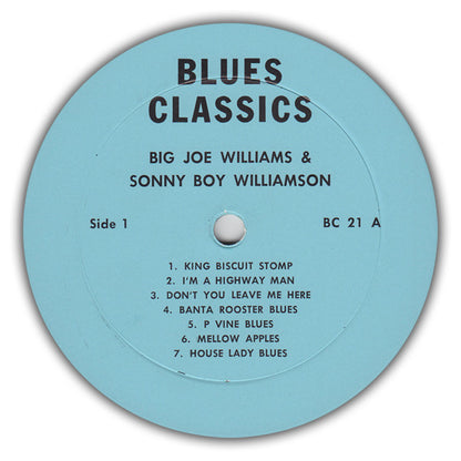 Big Joe Williams And Sonny Boy Williamson : Big Joe Williams And Sonny Boy Williamson (LP, Comp)