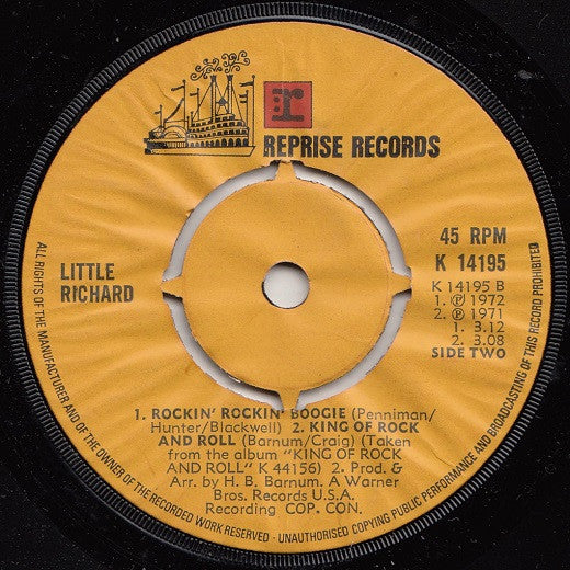 Little Richard : Mockingbird Sally (7")