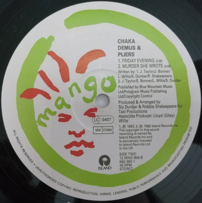 Chaka Demus & Pliers : Tease Me (12")