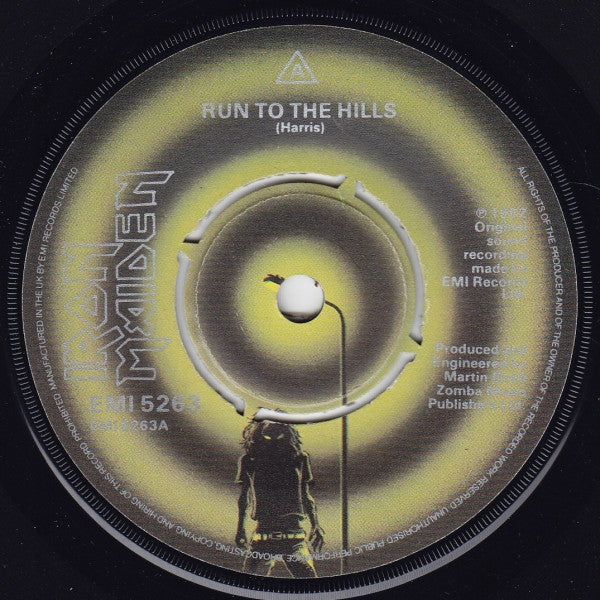 Iron Maiden : Run To The Hills (7", Single)