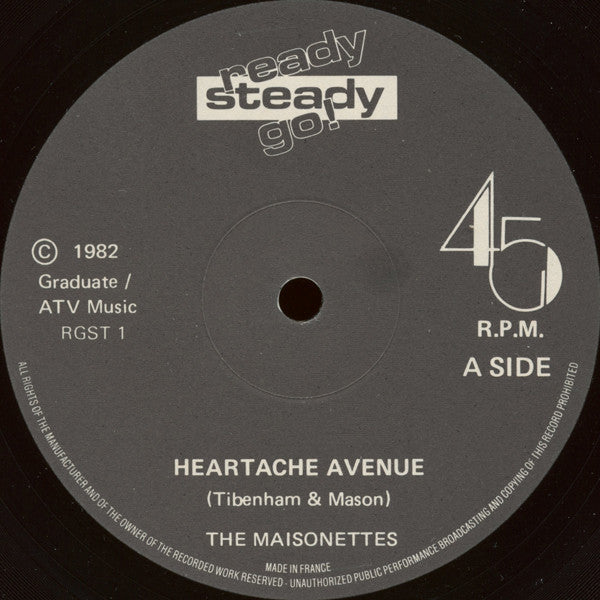 The Maisonettes : Heartache Avenue (12", Single)