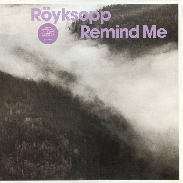 Röyksopp : Remind Me (12")