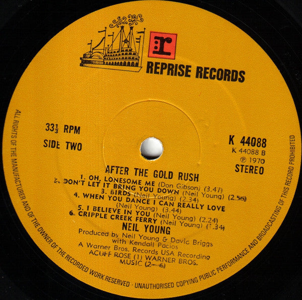 Neil Young : After The Gold Rush (LP, Album, RE, Gat)