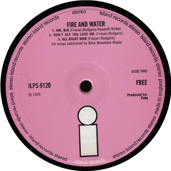 Free : Fire And Water (LP, Album, Pho)