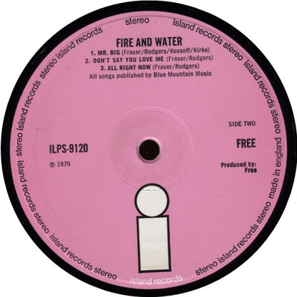 Free : Fire And Water (LP, Album, Pho)