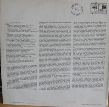 Various : Living With The Blues (LP, Comp, Mono, RE)