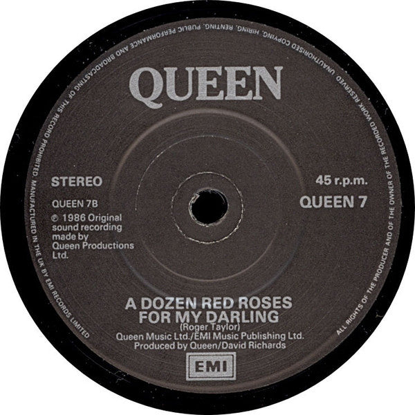 Queen : A Kind Of Magic (7", Single, Pap)