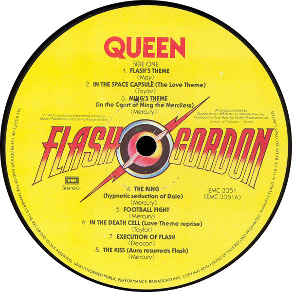 Queen : Flash Gordon (Original Soundtrack Music) (LP, Album)