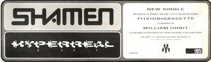 The Shamen : Hyperreal (12", Single)