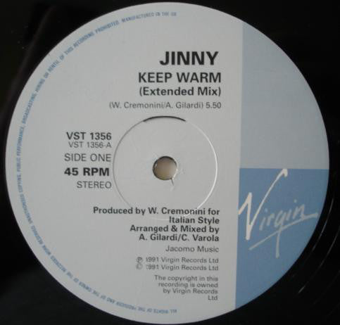 Jinny : Keep Warm (12")