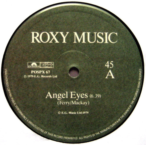 Roxy* : Angel Eyes (12", Single)