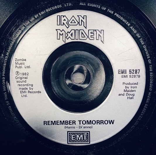 Iron Maiden : The Number Of The Beast (7", Single, Sil)