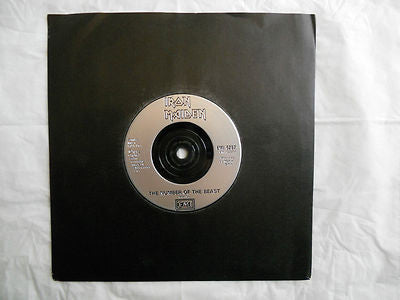 Iron Maiden : The Number Of The Beast (7", Single, Sil)