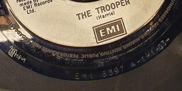 Iron Maiden : The Trooper (7", Single, Sil)