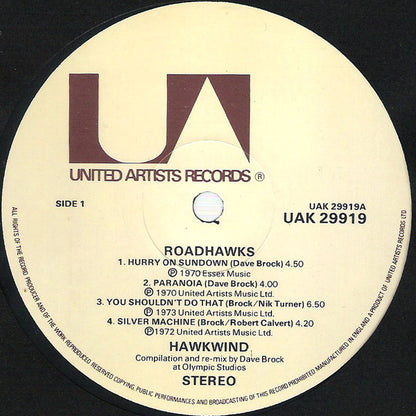 Hawkwind : Roadhawks (LP, Comp, RP, Gat)