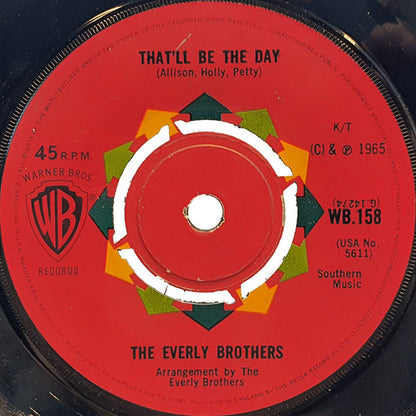 The Everly Brothers* : That'll Be The Day (7", Single, 4-p)