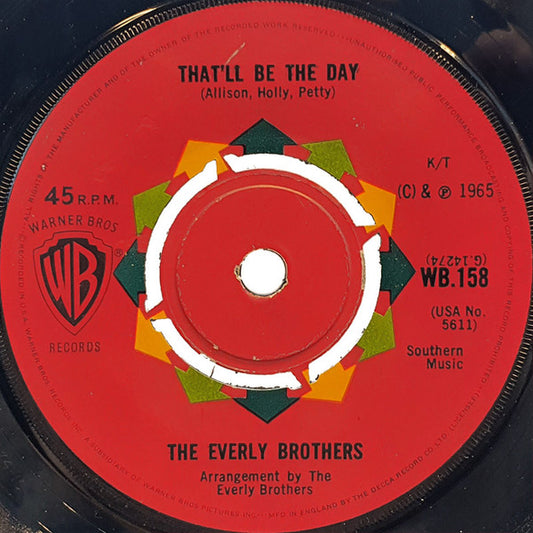 The Everly Brothers* : That'll Be The Day (7", Single, 4-p)