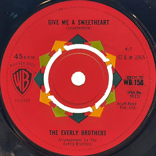 The Everly Brothers* : That'll Be The Day (7", Single, 4-p)