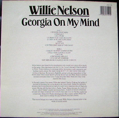 Willie Nelson : Georgia On My Mind (LP, Comp)