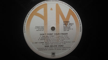 9 Below Zero* : Don't Point Your Finger (LP, Bro)