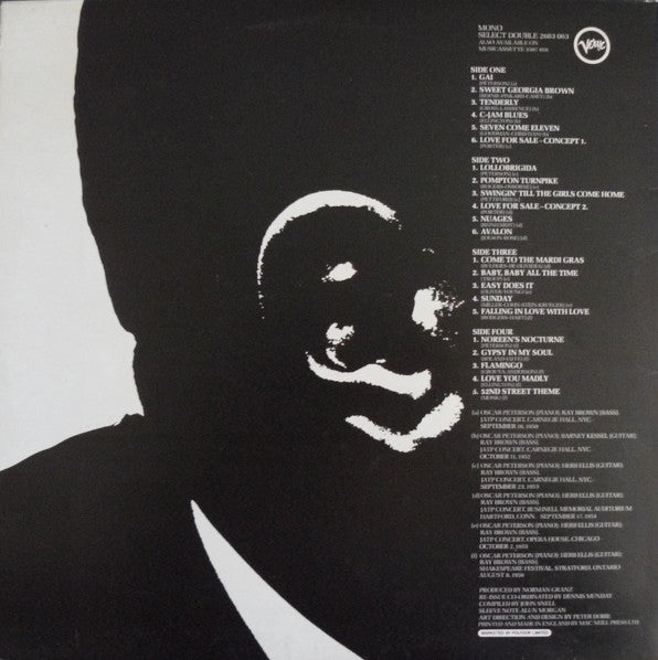 Oscar Peterson : In Concert (2xLP, Comp, Mono)