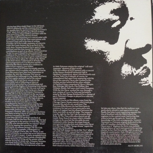 Oscar Peterson : In Concert (2xLP, Comp, Mono)