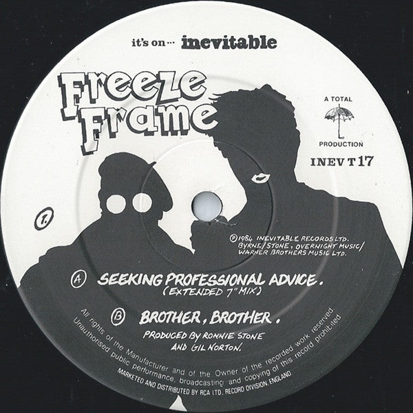 Freeze Frame (4) : Seeking Professional Advice (12", Single)