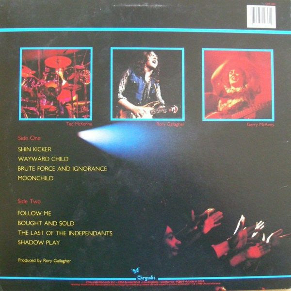Rory Gallagher : Stage Struck (LP, Album)
